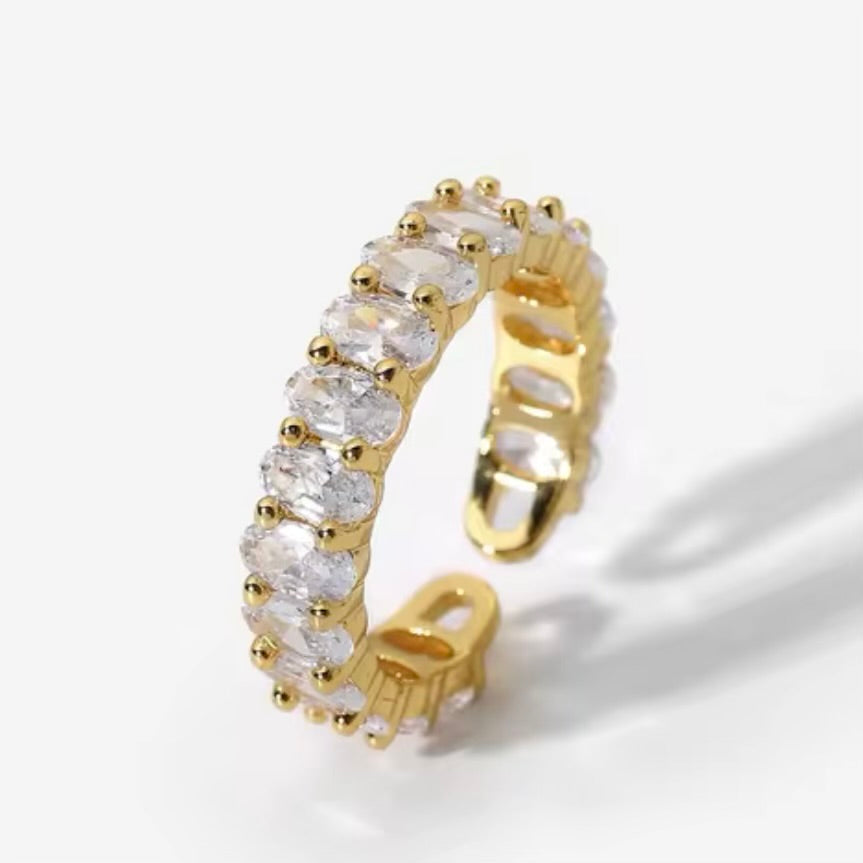 18K Oval Ring