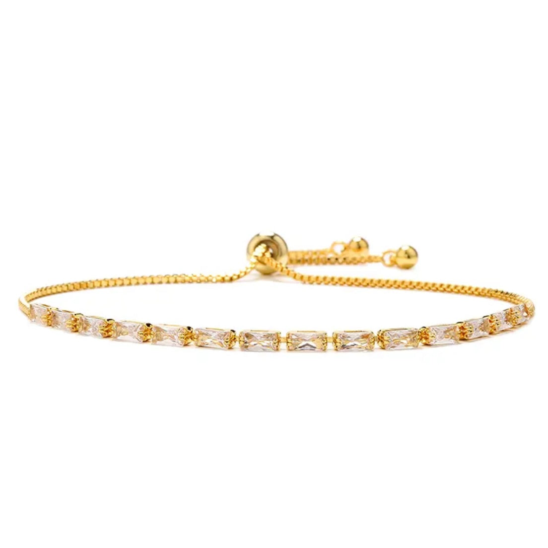 Gold Tennis Bracelet